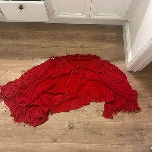 Free People Off the Shoulder Flowy Top